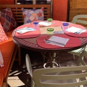 Bar terrasse hôtel Cocomarco Nyons